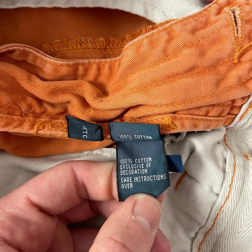 Polo Ralph Lauren Shorts Mens 32 Orange Relaxed Fit Chino 9